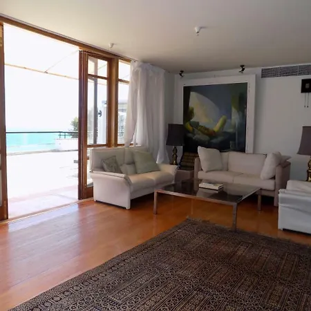 3b Beachfront Large Pool Penthouse Apollonia Beach Apartament *